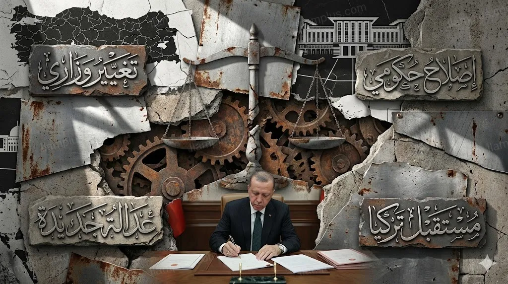 أردوغان يجري تعديلاً وزارياً مفاجئاً يشمل حقيبتي الداخلية والعدل