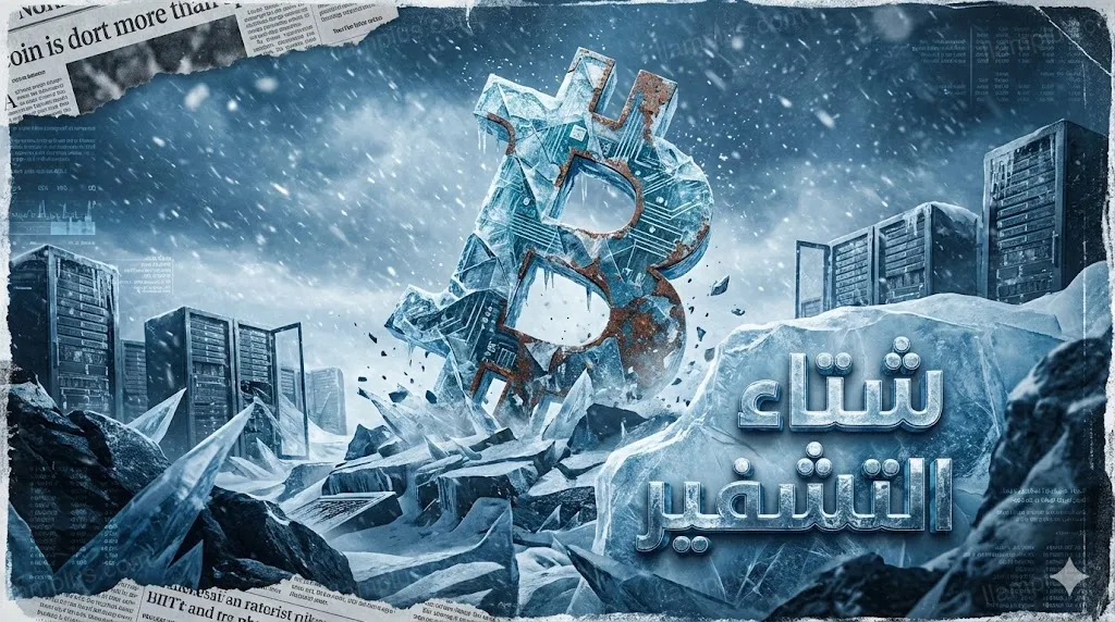 البيتكوين يهوي لمستويات قياسية مع اشتداد “شتاء التشفير”