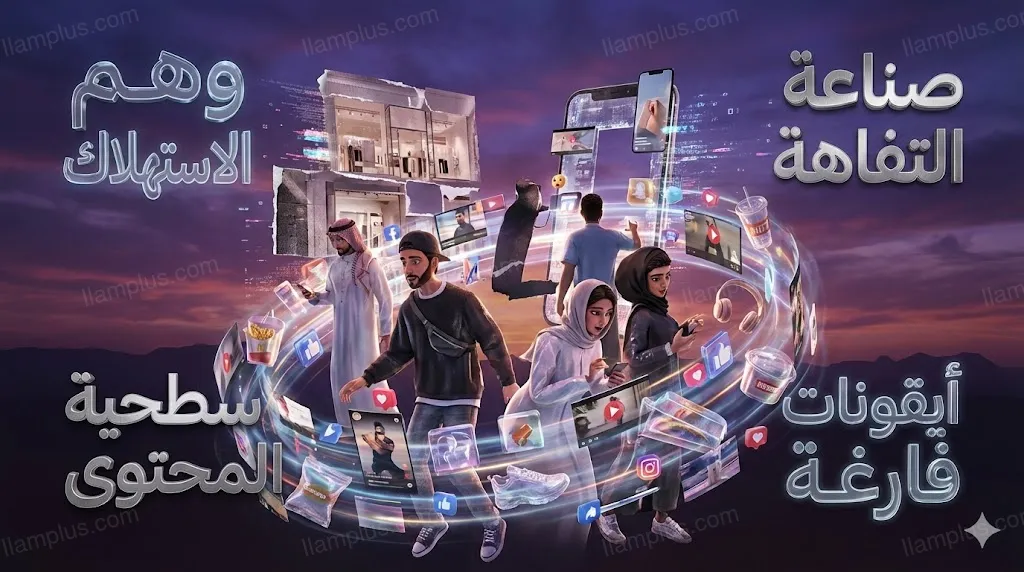 صناعة “التفاهة” المعولمة: استراتيجية إغراق الشباب العربي في النماذج الاستهلاكية الهشة