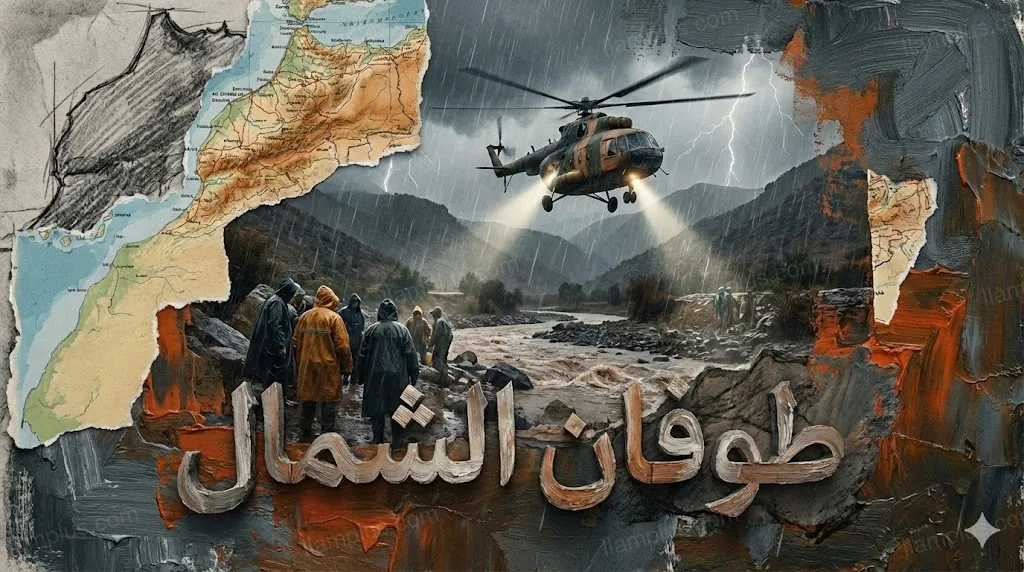 طوفان الشمال: إجلاء 154 ألف مغربي والجيش يتدخل جواً